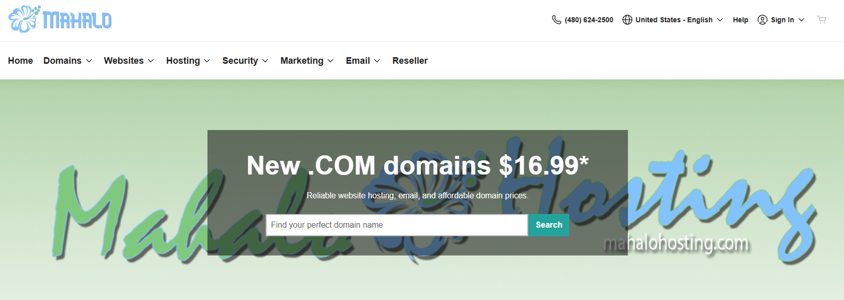 Thumbnail for mahalohosting.com